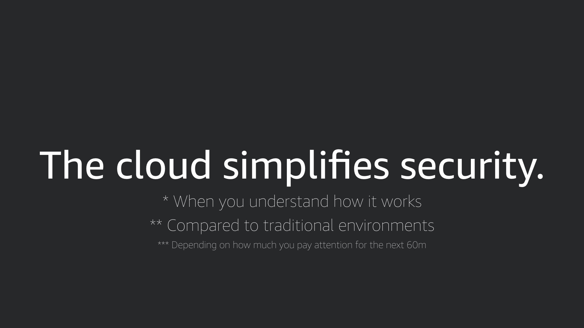 Strong Security Made Simple